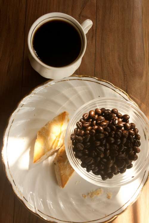 Coffee Coffee Beans Roasted Aroma Brown Caffeine