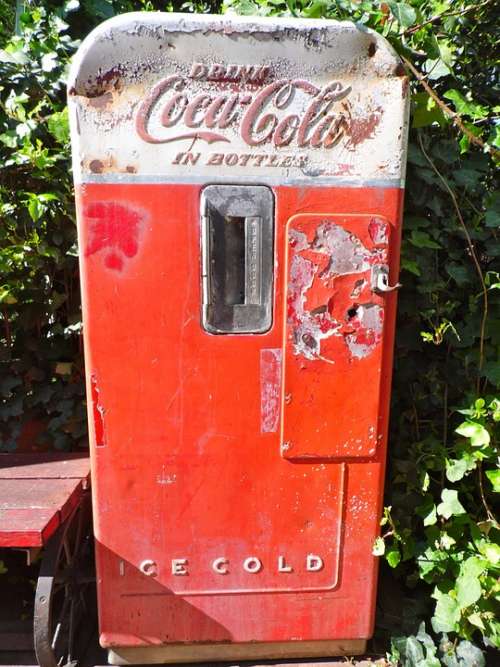 Coke Machine Coca Cola Old Antique Vending Machines