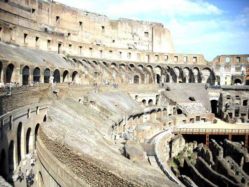 Coliseum Colosseum Italy Rome Historic Tourism