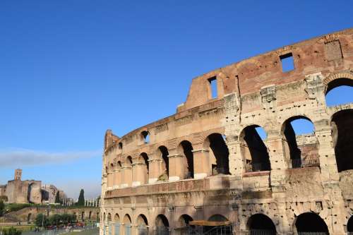 Coliseum Italy Rome Arches