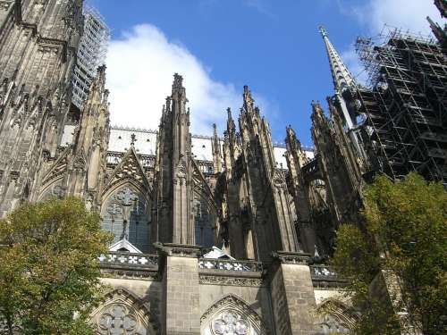 Cologne Dom Facade Cologne Cathedral Landmark