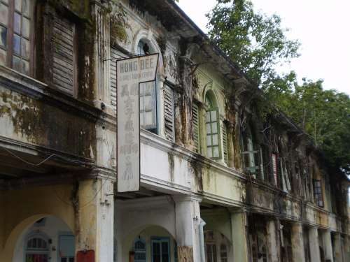 Colonial Houses Malaysia Malacca Melaka