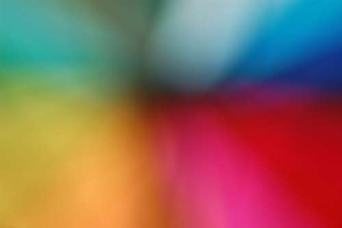 Colorful Red Blue Yellow Blur Blurred Background