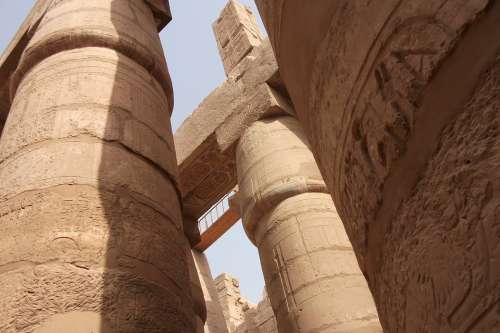 Columnar Temple Egypt Luxor Places Of Interest