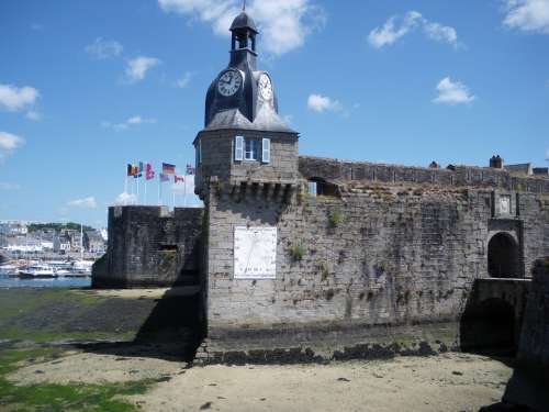 Concarneau France Architecture Wall History