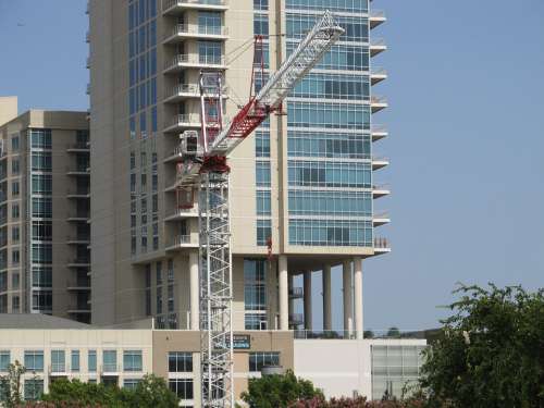 Construction Crane Crane Construction Building Site