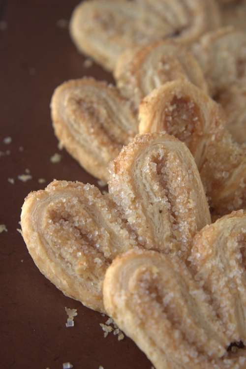 Cookies Heart Shaped Sugar Sweet Biscuits Dessert
