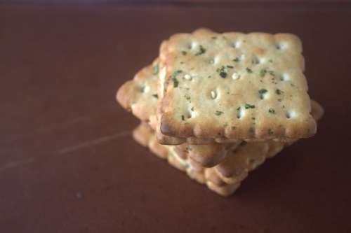 Cookies Baked Biscuits Food Snack Herbs