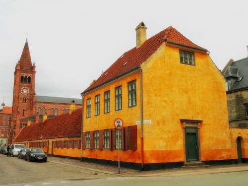 Copenhagen Denmark City Urban Church Buildings