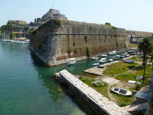 Corfu Corfu City Port Water