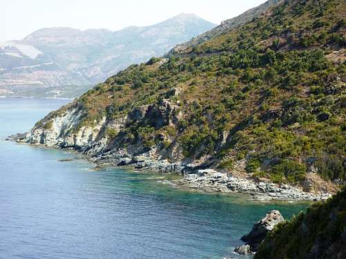 Corsica Coast Coastal Road France Lee St Sea
