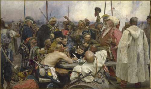 Cossacks Warrior Festival Repin Painting