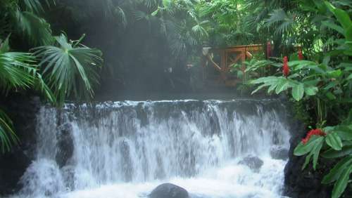 Costa Rica Hot Water Arenal Volcano Travel Paradise