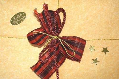 Coupon Gift Voucher Gift Loop Envelope Red Ocher
