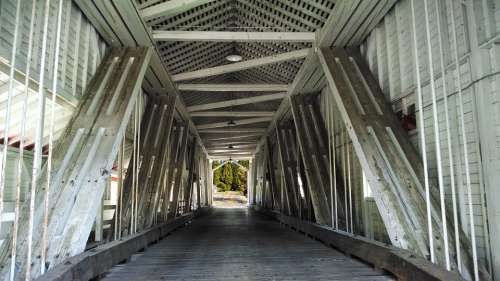 Covered Bridge Structural Rural Bridge Structure