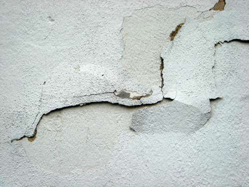 Crack Plaster House Wall Old