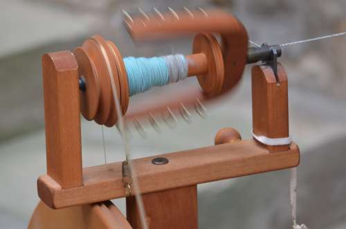 Craft Spin Spinning Wheel Hand Labor Thread