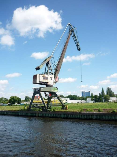 Crane Loading Crane Harbour Crane Water Port