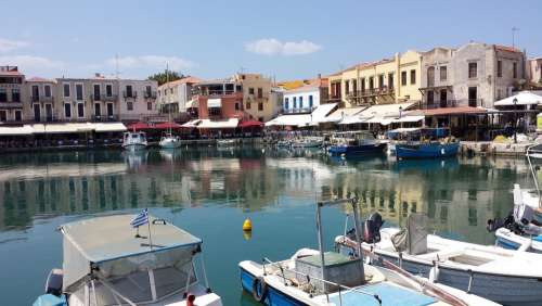 Crete Venetian Port Rethymno