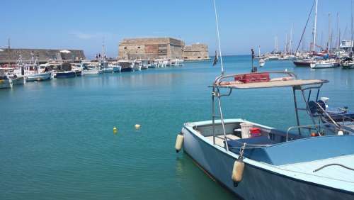Crete Port Heraklion Boats