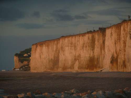 Criel Plage Normandy Cliffs Cliff France