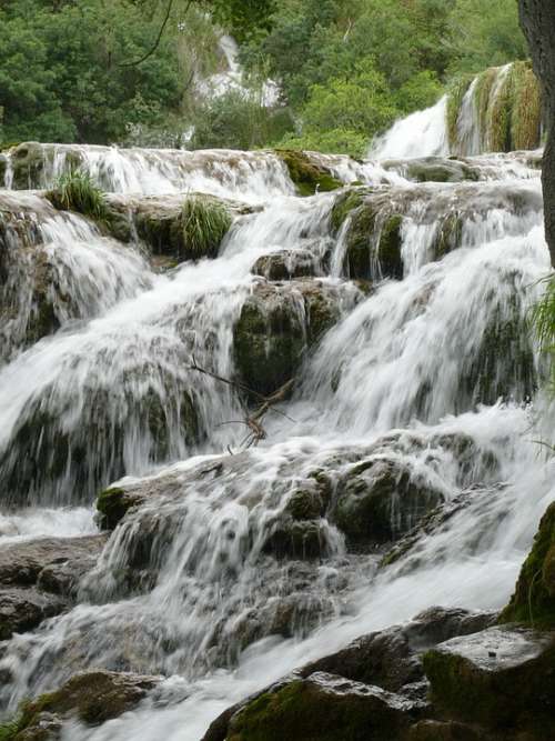 Croatia Dalmatia Waterfalls Nature