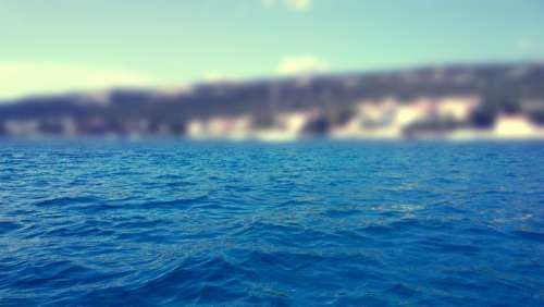 Croatia Sea Seaside Blue Deep Water Vacation