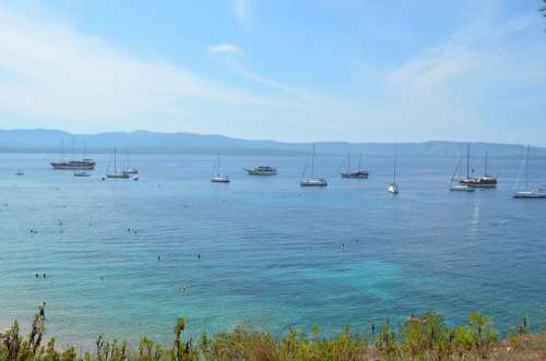 Croatia Mediterranean Sea Water Vacations Blue