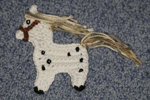 Crochet Horse Crochet Horse Decoration Deco
