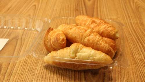 Croissant Delicious Buttery Plastic Wood