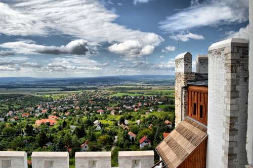 Csókakő Castle Medieval Buildup Hungary