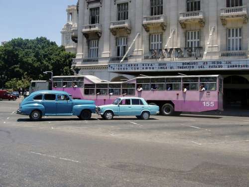 Cuba Vehicle Auto Automotive Oldtimer Retro