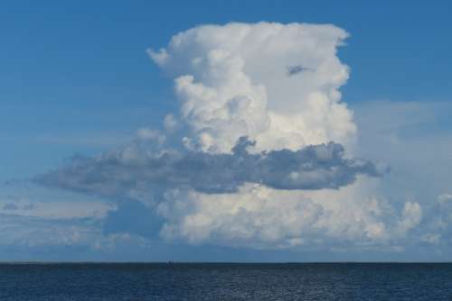 Cumulus Nimbus Thundercloud Cloud Tower Cloud