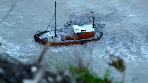 Cutter Rügen Distress Wreck Baltic Sea
