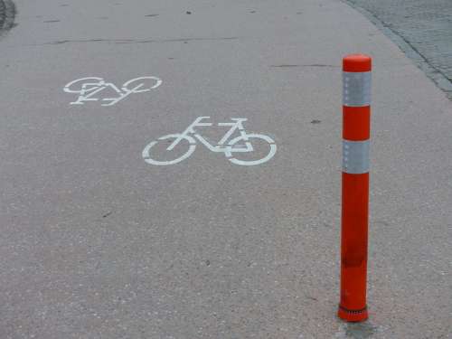 Cycle Path Bike Road Cycle Path Signs Mark