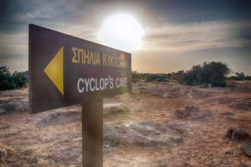 Cyprus Greece Shield Cyclop'S Cave Nature Hdr Dri