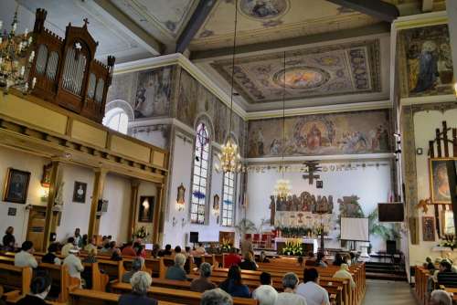 Czaplinek Poland Church Interior Inside