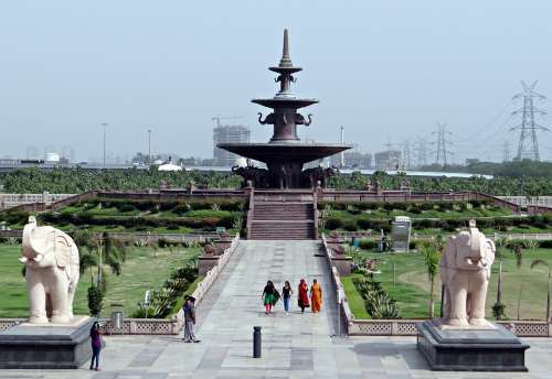 Dalit Prerna Sthal Memorial Fountain Garden