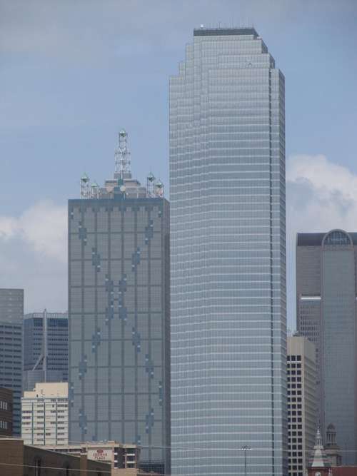 Dallas Skyline Buildings Downtown Office Buildings