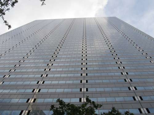 Dallas Skyscraper Glass Facade Office Buildings