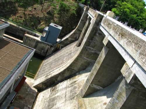 Dam Concrete Reservoir Brno Prigl Construction