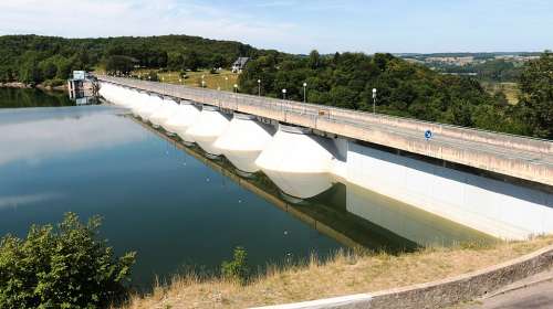 Dam Pannecière Water Retention Nièvre
