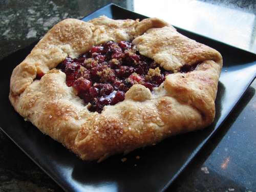 Danish Pastry Cranberry Dessert Galette Sweet