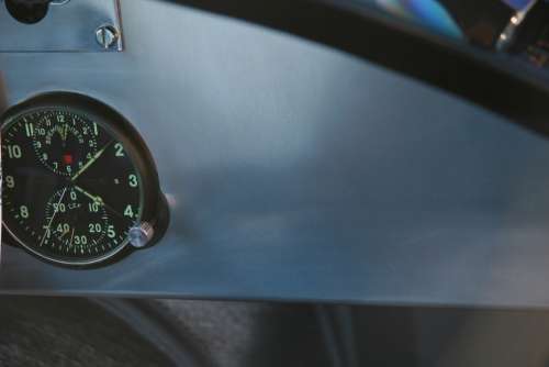 Dashboard Clock Instruments Auto Automobile Car