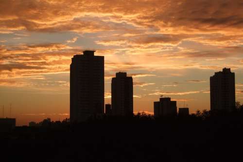 Dawn São Paulo Brazil City