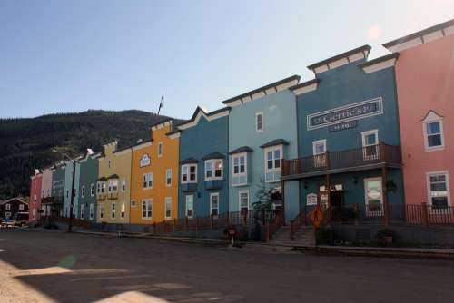 Dawson Dawson City Yukon Building Terraced Houses