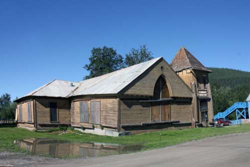 Dawson Dawson City Yukon Building Church