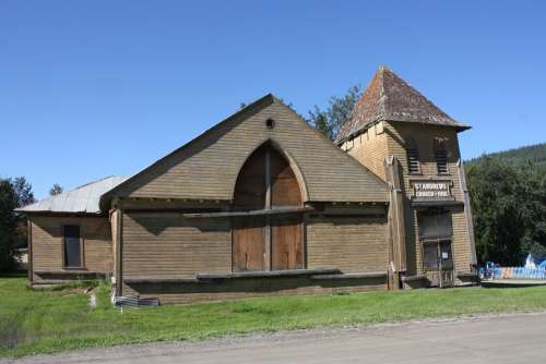 Dawson Dawson City Yukon Building Church
