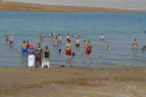Dead Sea Sea Mud Israel Salt Sand Desert