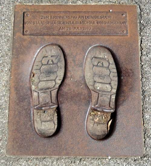 Denkendorf Michail Gorbachev Footprints